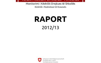 Raporti i Këshilleve Drejtues të Shkollave të Mesme të Larta (2012/2013)